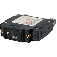 Blue Sea 7549 C-Series Flat Rocker Circuit Breaker - Single Pole