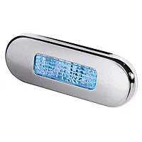 Hella Marine Surface Mount Oblong LED Courtesy Lamp - Blue LED -