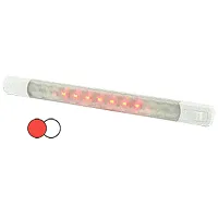 Hella Marine&nbsp;Surface Strip Light w/Switch - White/Red LEDs 