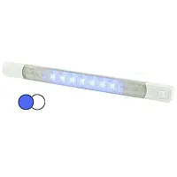 Hella Marine&nbsp;Surface Strip Light w/Switch - White/Blue LEDs
