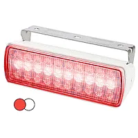 Hella Marine Sea Hawk XL Dual Color LED Floodlights - Red/White 