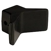 C.E. Smith Bow Y-Stop - 3&quot; x 3&quot; - Black Natural Rubber