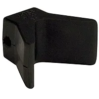 C.E. Smith Bow Y-Stop - 2&quot; x 2&quot; - Black Natural Rubber