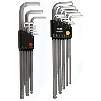 Wiha Ball End Hex L-Key Chrome Sae & Metric (22 Piece Set)