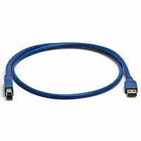 Cmple 671-N USB 3.0 A Male to B Male Gold Plated Cable - 3FT (Bl