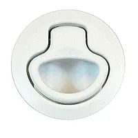Southco Flush Pull Latch - Pull To Open - Non-Locking White Plas