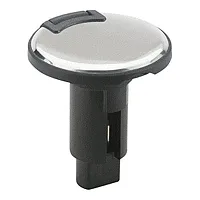 Attwood LightArmor Plug-In Base - 2 Pin - Stainless Steel - Roun