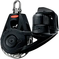 Ronstan Series 55 Ratchet Mount Orbit Block - Single Cleat Swive