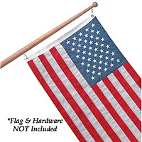 Whitecap Teak Flag Pole - 30&quot; - 1&quot; Base Diameter