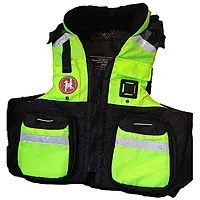 First Watch AV-800 Pro 4-Pocket Vest (USCG Type III) - Hi-Vis Ye