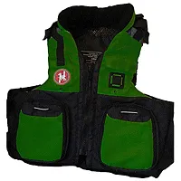 First Watch AV-800 Pro 4-Pocket Vest (USCG Type III) - Green/Bla