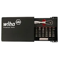Wiha Security Bits Collector Kit With 1/4&quot; Ratchet (39 Piece Set)