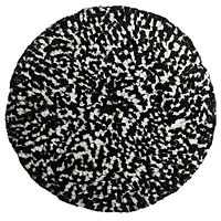 Presta Wool Compounding Pad - Black & White Heavy Cut