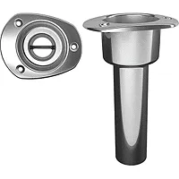 Mate Series Stainless Steel 0&deg; Rod &amp; Cup Holder - Open -