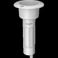Mate Series Plastic 0&deg; Rod &amp; Cup Holder - Drain - Round 