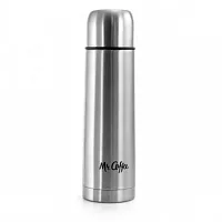 Mr. Coffee Javelin 16 Ounce Stainless Steel Travel Thermal Bottle in Silver