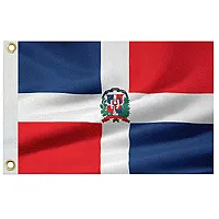 Taylor Made Dominican Republic Flag 12&quot; x 18&quot; Nylon