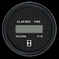 Faria 2&quot; Digital Hourmeter Gauge - 12-32V - Euro Black