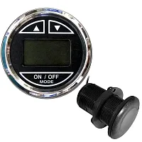 Faria 2&quot; Depth Sounder w/Thru-Hull Transducer - Chesapeake Black