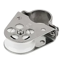 Schaefer Clamp-On Furling Line Stanchion Lead Block - 1&quot; Ball Be