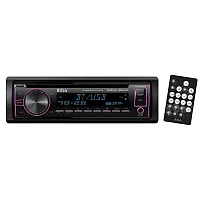 Boss Single Din Cd/Mp3 Receivermulti-Color Display Bluetooth Usb