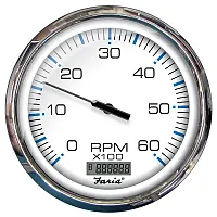 Faria 5&quot; Tachometer w/Digital Hourmeter (6000 RPM) Gas (Inboard)