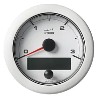 VDO 3-3/8&quot; (85mm) OceanLink NMEA 2000 Tach - 3000 RPM - White Di