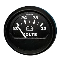 Faria 2&quot; Voltmeter (20-30V) - Euro Black