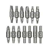 Wiha Double End Bit Reload Set For Tradesman 26-In-1 Ultra Driver (13 Pack)