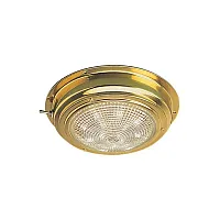 Sea-Dog Brass LED Dome Light - 4&quot; Lens
