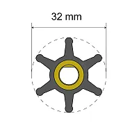 Albin Pump Premium Impeller Kit - 32 x 8 x 12mm - 6 Blade