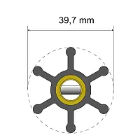 Albin Pump Premium Impeller Kit - 39.7 x 9.5 x 19.2mm - 6 Blade