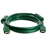 Cmple 783-N 28AWG HDMI Cable with Ferrite Cores - Green - 6FT