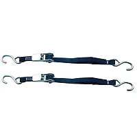Rod Saver Stainless Steel Ratchet Tie-Down - 1&quot; x 3&#39; - Pair