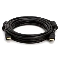 Cmple 789-N 28AWG HDMI Cable with Ferrite Cores - Black -15FT