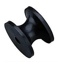 Sea-Dog Replacement Short Bow Roller - Natural Rubber/Brass Inse