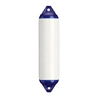 Polyform F-1 Twin Eye Fender 6&quot; x 24&quot; - White
