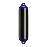 Polyform F-1 Twin Eye Fender 6&quot; x 24&quot; - Black