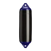 Polyform F-3 Twin Eye Fender 8.2&quot; x 30&quot; - Black