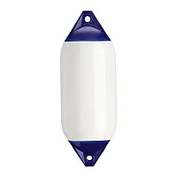 Polyform F-5 Twin Eye Fender 11&quot; x 30&quot; - White