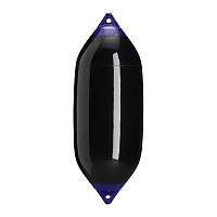 Polyform F-7 Twin Eye Fender 15&quot; x 41&quot; - Black