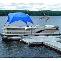 Taylor Made Pontoon Easy-Up Shade Top - Pacific Blue