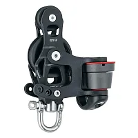Harken 45mm Single Aluminum Element Fiddle Block w/Swivel &amp; 