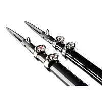 C.E. Smith Gen3 Center Rigger Pole - Black - 2-Section - 12&#39;
