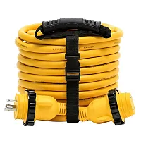 Camco 30 Amp Power Grip Marine Extension Cord - 50&#39; M-Lockin
