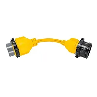 Camco 50AM/30AF Power Grip Marine 12&quot; Locking Adapter - M-Lock/F