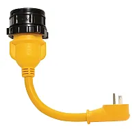 Camco 15AM/30AF Power Grip Dogbone - Marine 12&quot; 90M/F-Locking