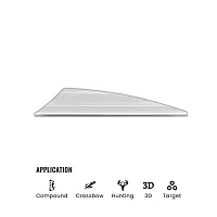 Tac Vanes Driver 2.25??? Vane - White (36 Pack)