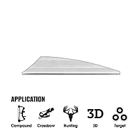 Tac Vanes Driver 2.25??? Vane White (100 Pack)