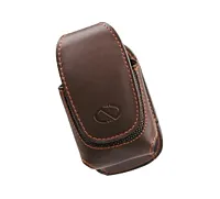 Naztech Ultima Case for Small and Medium Flip Phones - Coffee Br